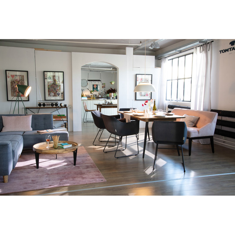 Eleta Solid Wood Dining Table, 76cm H x 180cm L x 90cm W