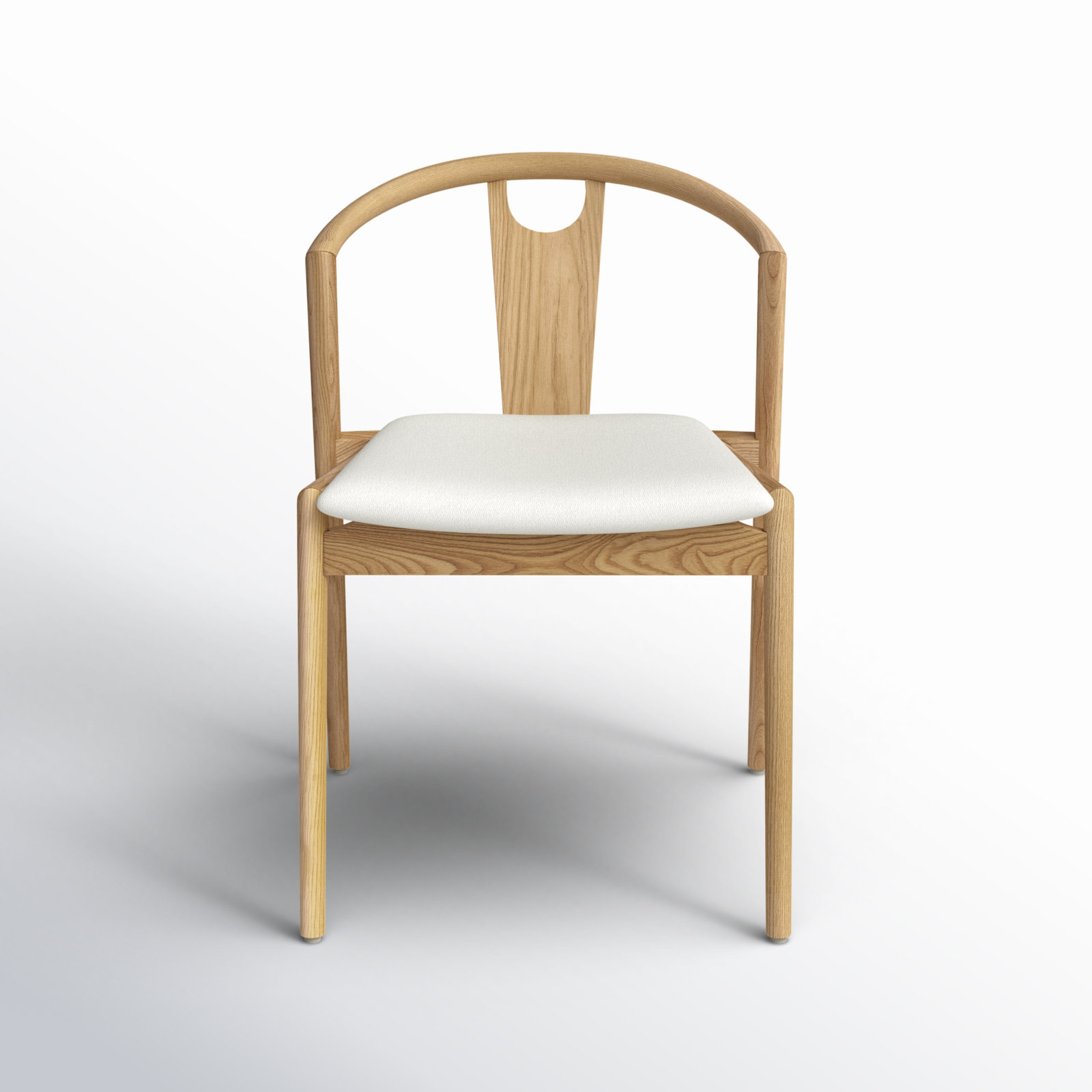 Ambra Dining Chair, White, 1