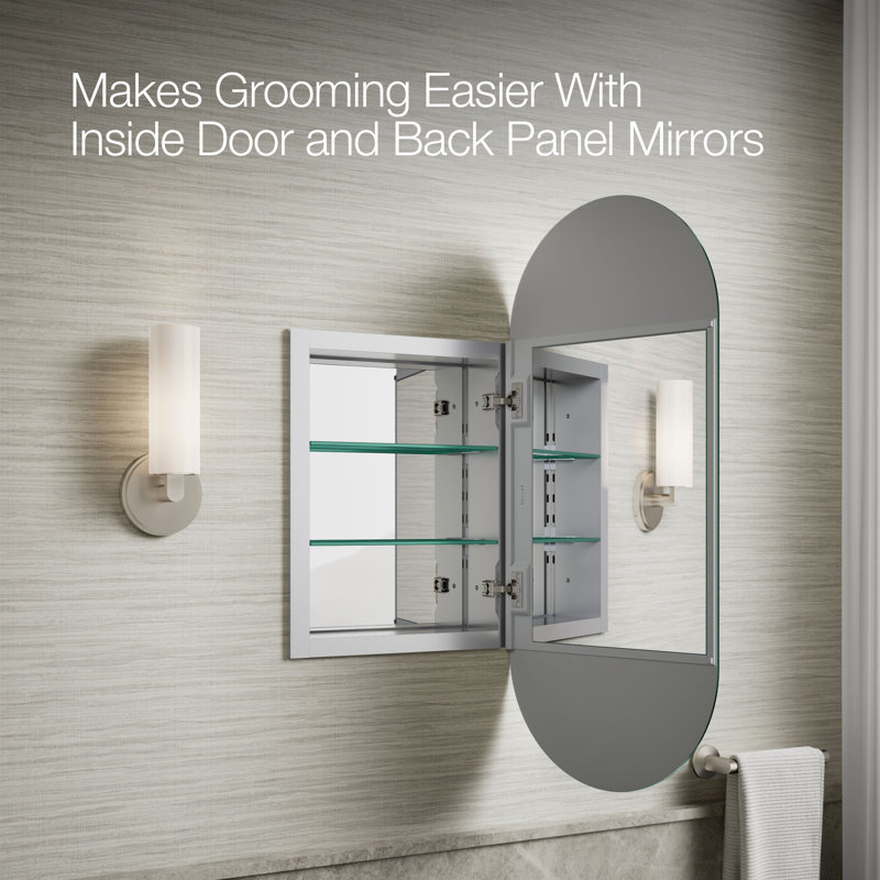 Embark Recessed Frameless Medicine Cabinet
