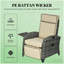 Méridienne inclinable, Fauteuil inclinable d'extérieur