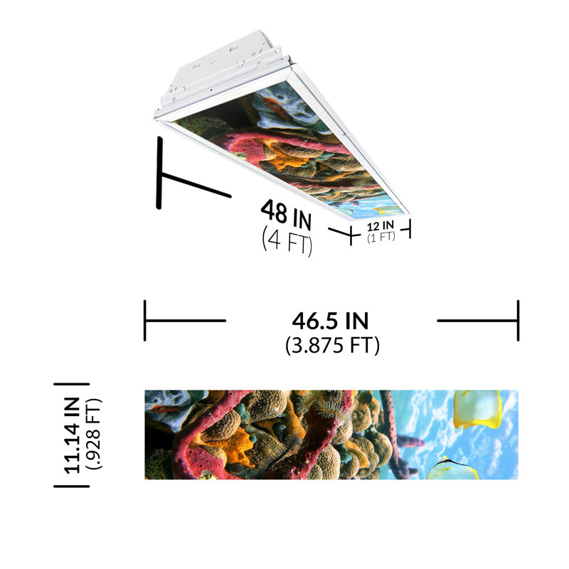 Couvre-lumière décoratif flexible océan