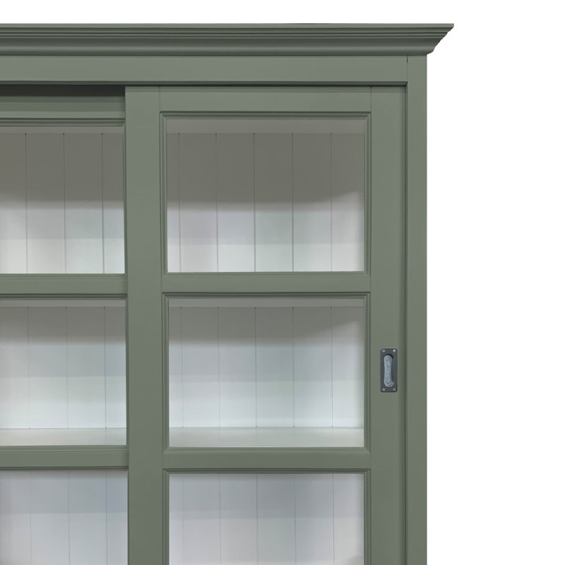 Babetta Display Cabinet, Cement Grey