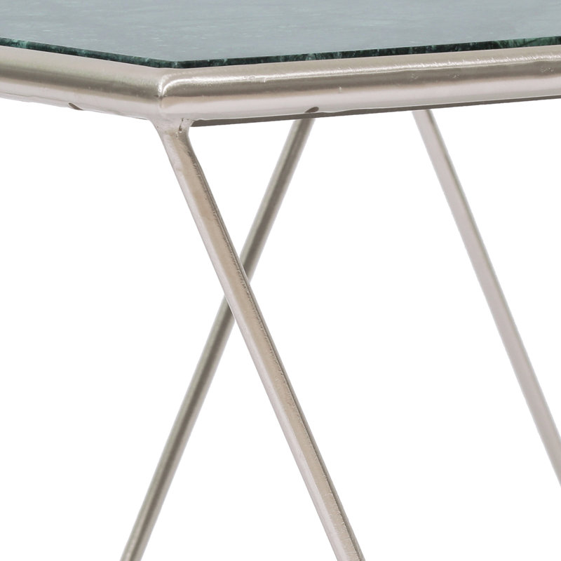 Table basse en marbre avec une belle base faite à la main pour une atmosphère chic
