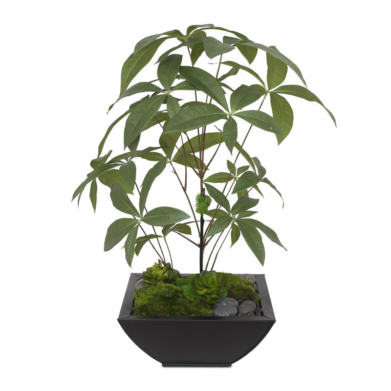Ensemble de 3 plantes artificielles en pot