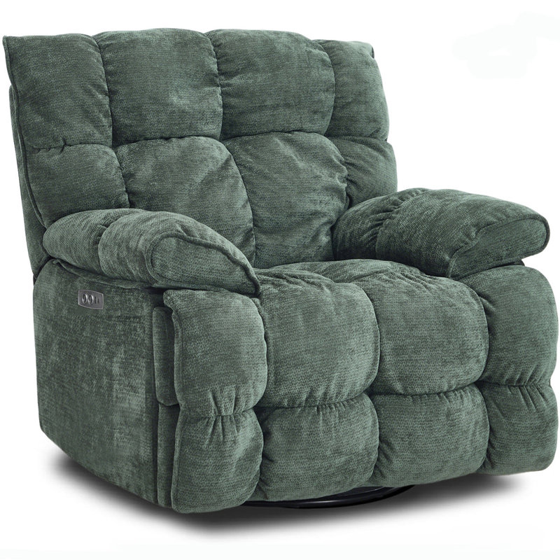 Carlingford Power Recliner Green-Back Part, Green