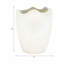 12" Abstract Textured Terracotta Vase, Ivory-1640247994