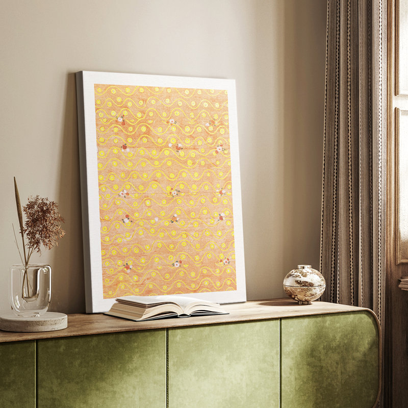 Reproduction abstraite rétro XXV - galerie Cavas sur mesure, H 12 po x l 8 po