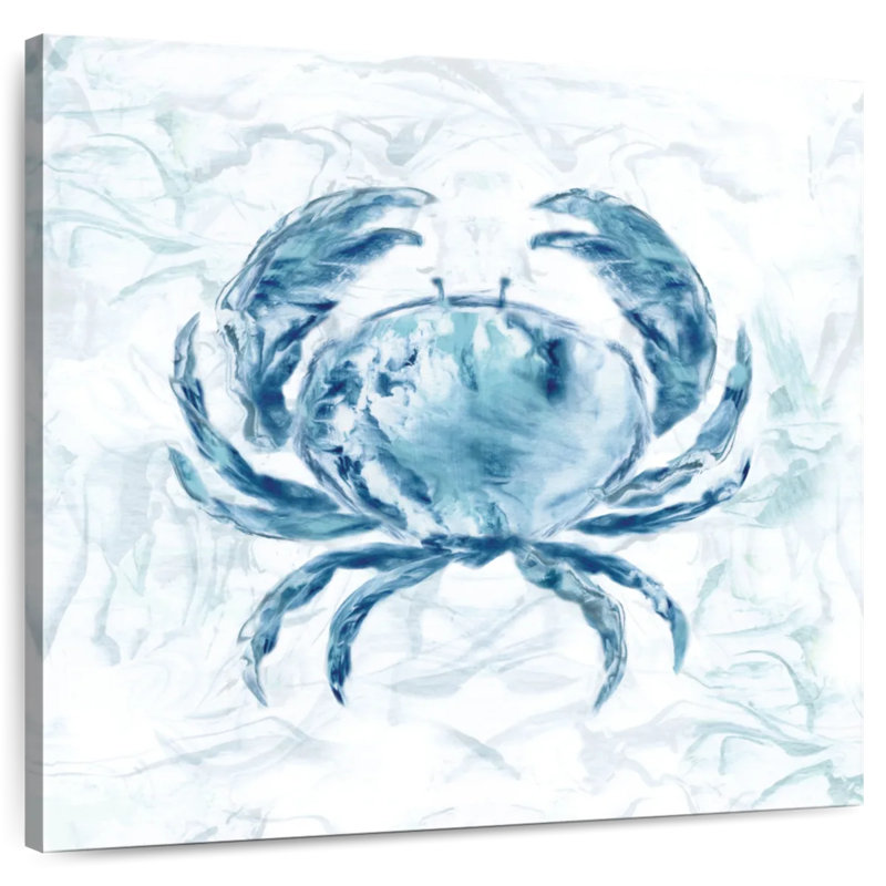 Crabe Brampt Blue Marble Coast, H 16 po x l 16 po
