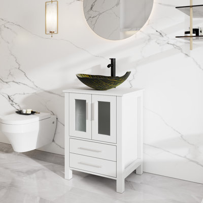 Lomeli Single Bathroom Vanity with MDF Top
