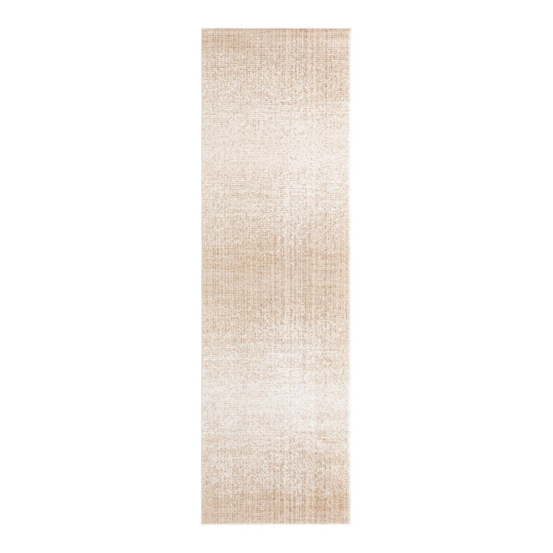 Hulsey Striped Ivory Area Rug, Runner 3'1" x 10'