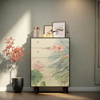 Large Capacity Wooden Storage Cabinet