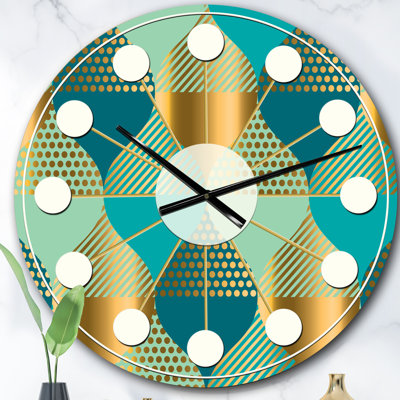 Horloge murale de luxe Mid-Century