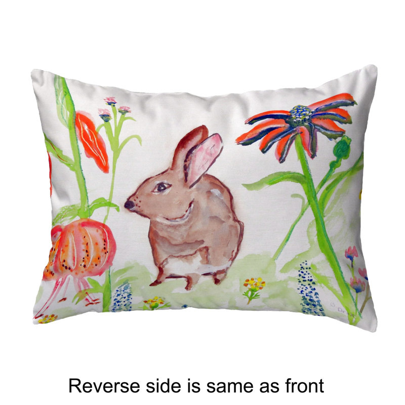 Outdoor Reversible Throw Pillow