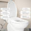 3-Series Electronic Bidet Seat with Remote Control in White