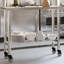 Tables de travail en acier inoxydable H 33,5 po VidaXL-96261896