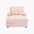 Comfortable Spring Armchair and Ottoman Set with Cup Holder and Corduroy-898069727