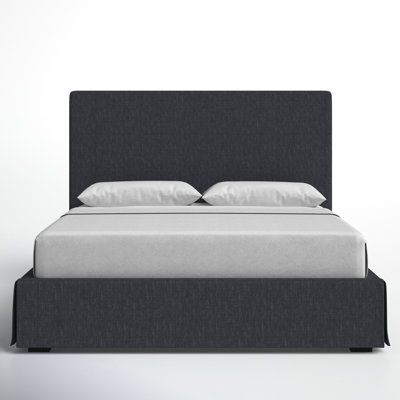 Daliya Upholstered Wingback Bed