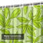Rideau de douche avec 12 crochets Tea Leaf-129036659
