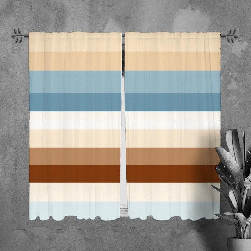 Xachery Room Darkening Curtain Pair, 20" W x 61" L