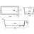 67 Inch Freestanding Solid Surface Soaking Tub, Matte White, Ergonomic Shape For A Relaxing Bath Session Time
