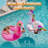2-Pack Flamingo Unicorn Pool Float - Fun Floaties Inflatable Swimming Pool Tubes Toys Party Decorations, Summer Vacation Lake Beach Floaty Swim Rings Raft Lounger For Adults & Kids