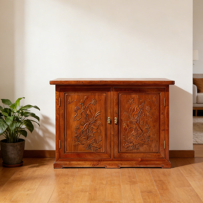 Buffet de style rétro et minimaliste