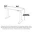 Solid Wood Electric Height Adjustable Standing Desk-231171553