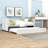 Motoi  Twin Upholstered Daybed with Pull-out trundle-2073662188