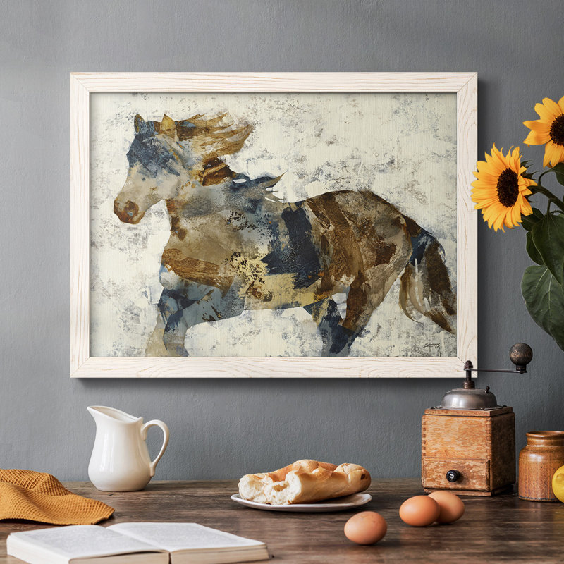 Gallop, reproduction d'art sur toile, Blanc, H 14 po x l 20 po x P 1,5 po
