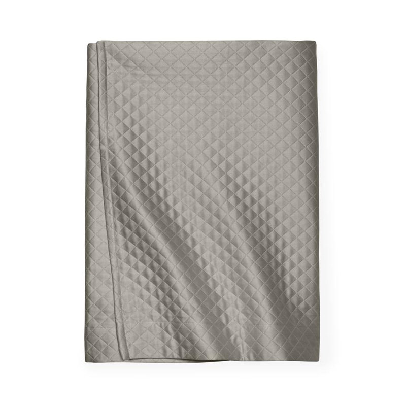 Bari Pleated Bed Skirt, King, Gray