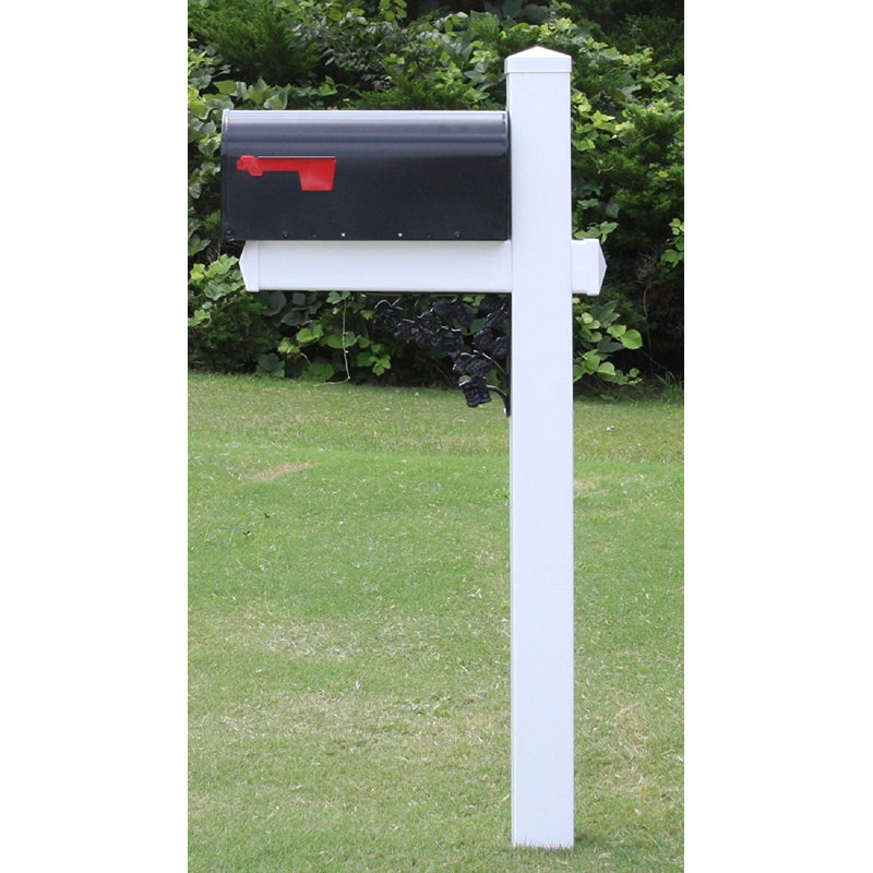 Reagan Post Mounted Mailbox