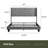 Nestl Wingback Diamond Upholstered Platform Bed-101072304-101072301