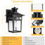 Braaten Satin Black Outdoor Wall Lantern