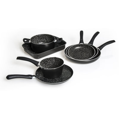 7 - Piece Non-Stick Aluminum Cookware Set