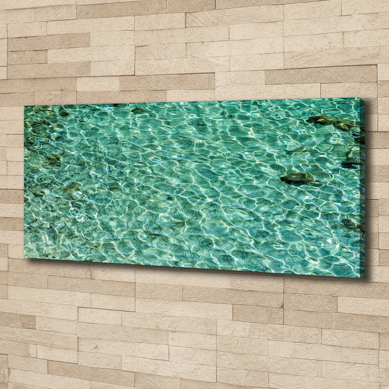 Transparent Water - Wrapped Canvas Print