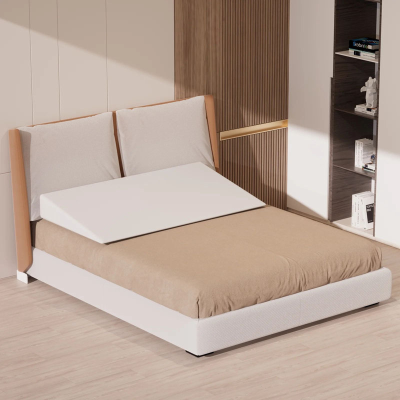 Chickamauga Extra Large Memory Foam Bed Wedge Pillow,Bed Wedge Mattress Gap Filler for Acid Reflux, Anti Snore, Queen