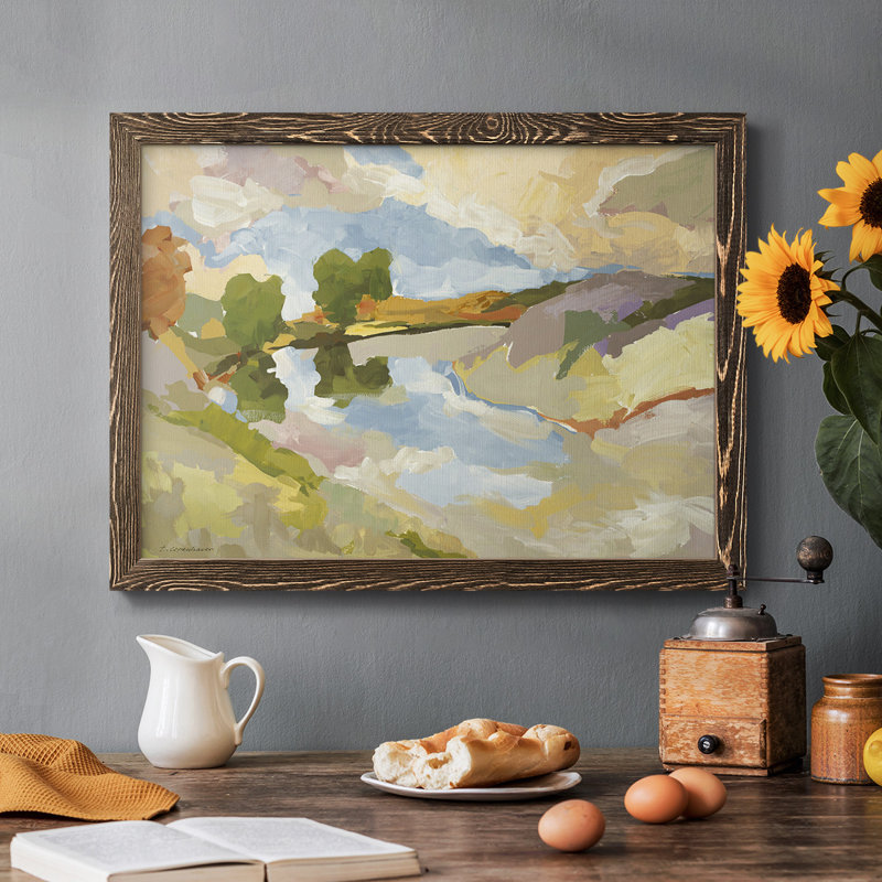 Uplands I, reproduction d'art sur toile, Noyer, H 14 po x l 20 po x P 1,5 po