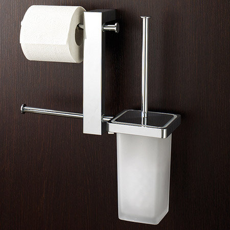 Gedy By Nameeks Bridge Metal Toilet Brush Set