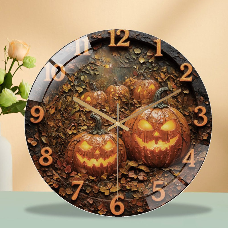 Horloge murale Jack O Lantern