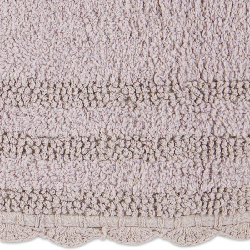 Hively Cotton Bath Mat, Large, Dusty Lilac