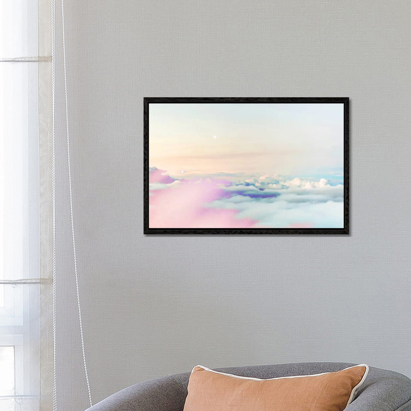 Magical Sky 1 Piece Wall Art on Canvas, 66.04 cm H x 45.72 cm W, Black Framed