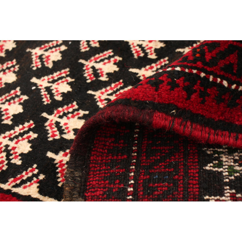 Tapis décoratif en laine de conception unique noué à la main New Age 3 pi 6 po x 4 pi 8 po Berthal