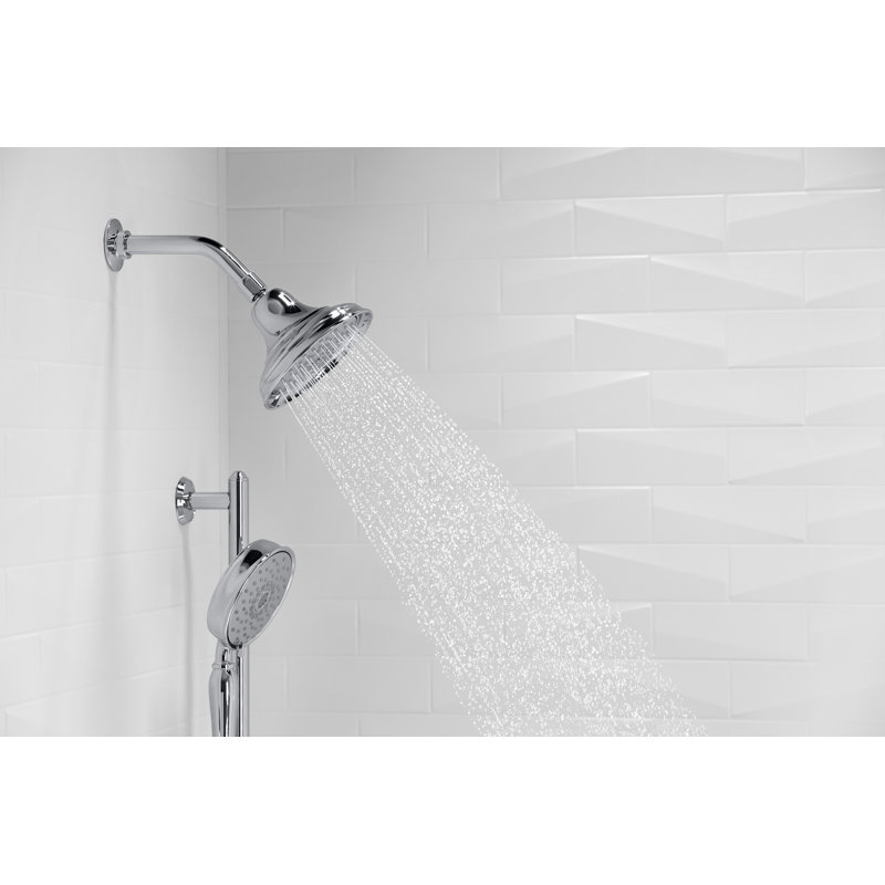 , 1.75 gpm Bancroft 1.75 gpm Multifunction Showerhead with Katalyst Air-Induction Technology, Vibrant Polished Chrome