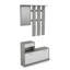 Taskın Hall Tree 97cm Wide with Bench and Shoe Storage-219690142