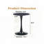 Table tulipe ronde 23,6 po - faux marbre, base piédestal, 2 à 4 sièges-1638594305-1638594316
