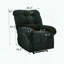 Fauteuil inclinable manuel surchargé - gris foncé-1470350948
