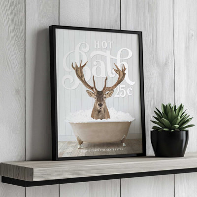 «Deer Hot Bath» par lettrage et doublure