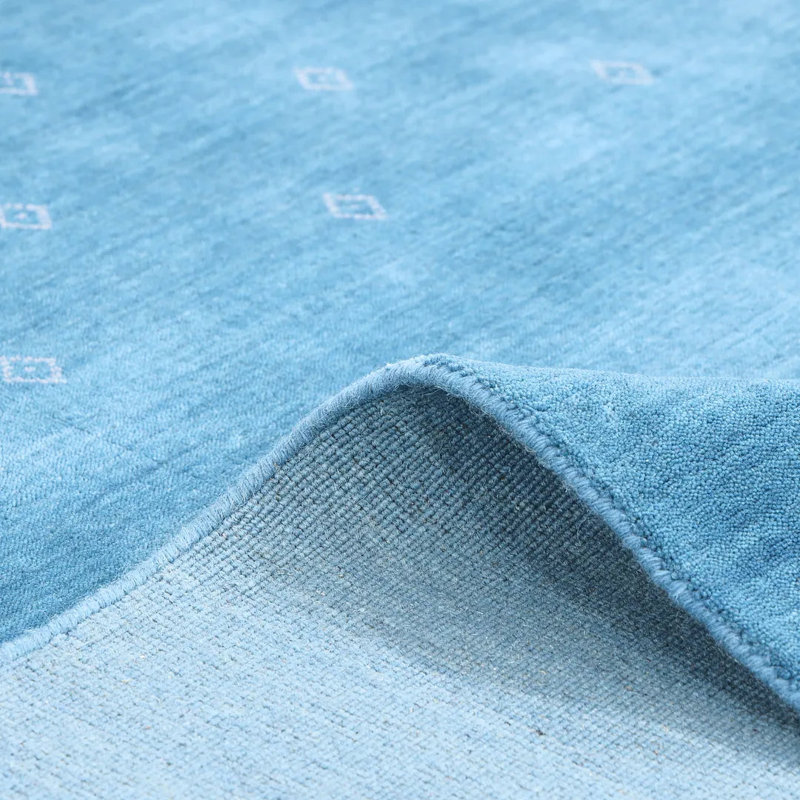 Simi Geometric Area Rug, Rectangle 9' x 12', Sapphire