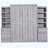 Ainash Murphy Bed with Drawers and Shelves-911166103