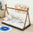 Estefania Twin Size Wood Bed with Triangle Structure-1222170386